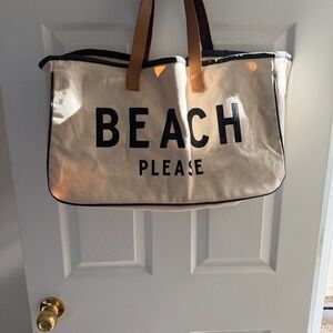 Santa Barbara Design Studio "Beach Please" Canvas Tote